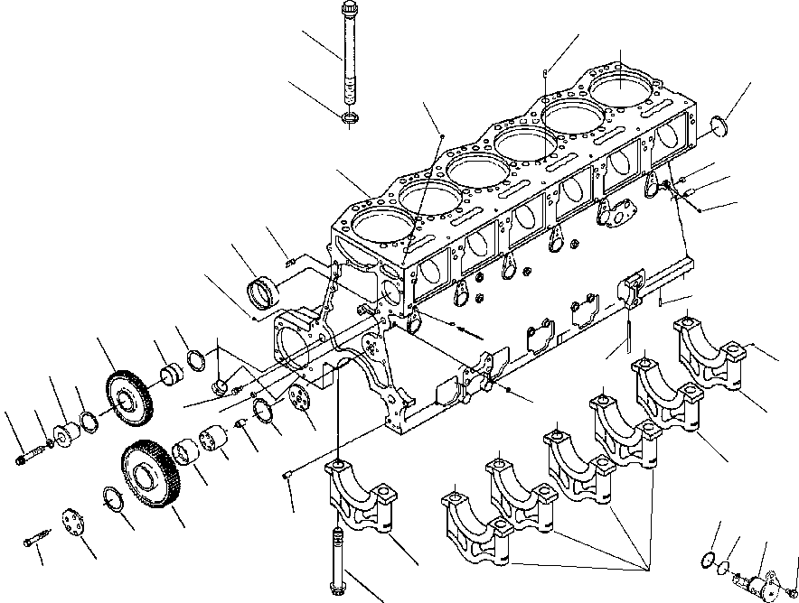 Промежуточная шестерня 1307 722 H1 KOMATSU