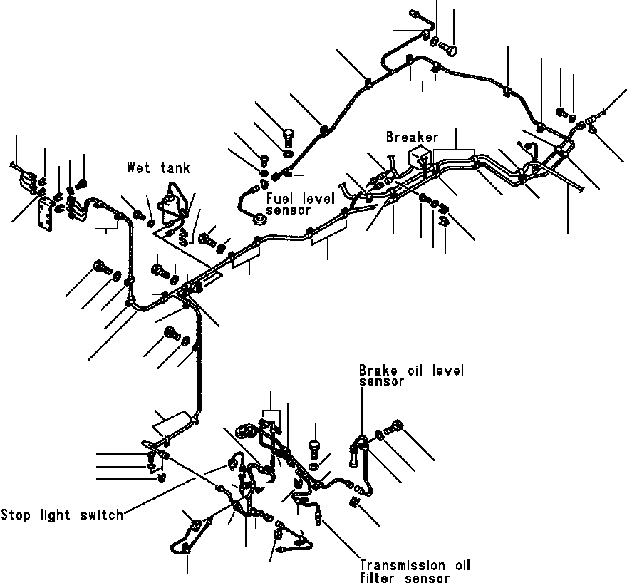 HARNESS, REAR FRAME LINE 426-06-12114 KOMATSU