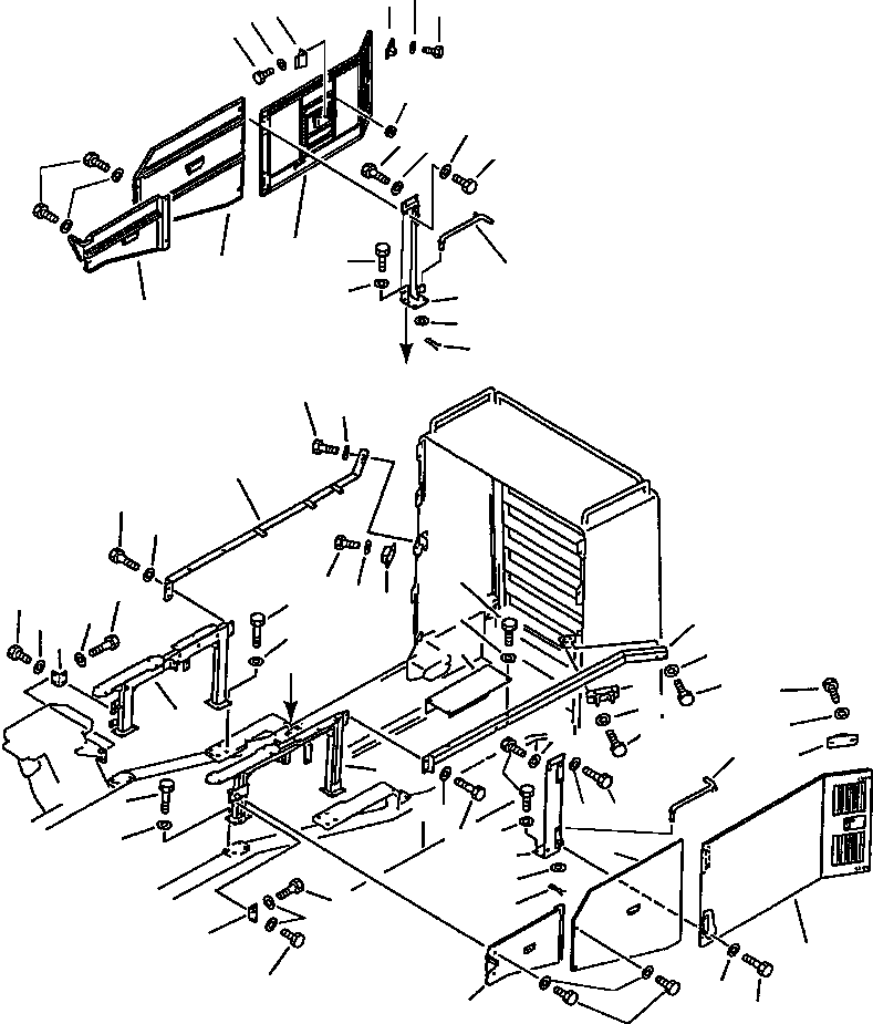 BAR,L.H. 426-54-11263 KOMATSU