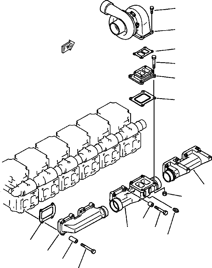 Фланец 6162-13-5181 KOMATSU