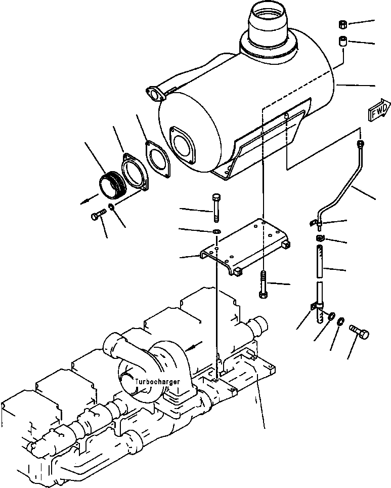 Болт 01010-31835 KOMATSU