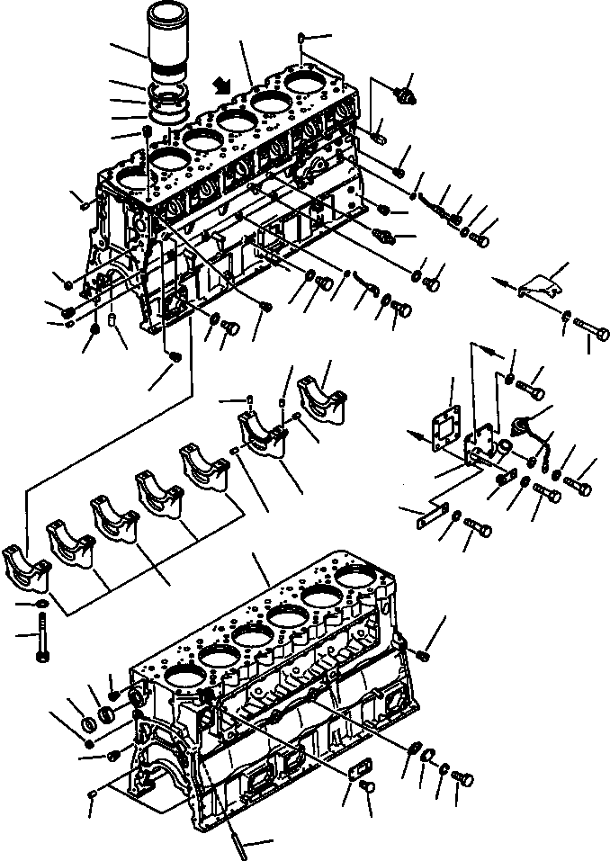 NOZZLE,PISTON COOLING 6162-23-1850 KOMATSU