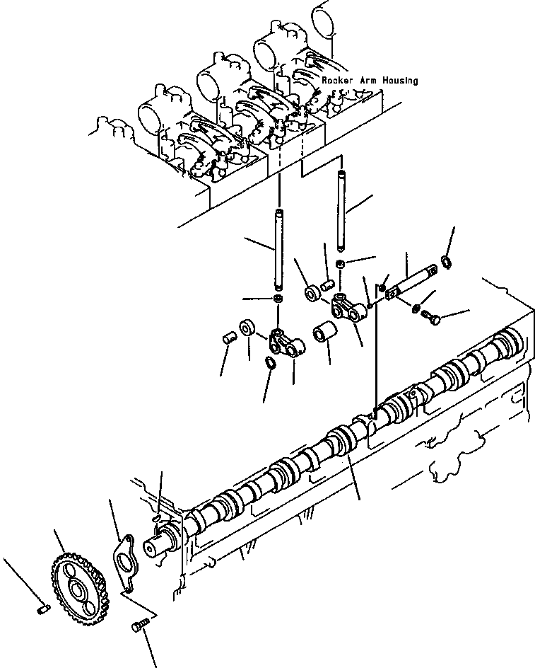 CAMSHAFT ASS'Y 6162-43-1101 KOMATSU