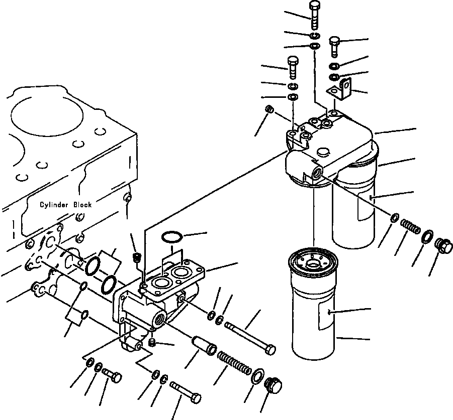 OIL FILTER ASS'Y 6162-53-5800 KOMATSU
