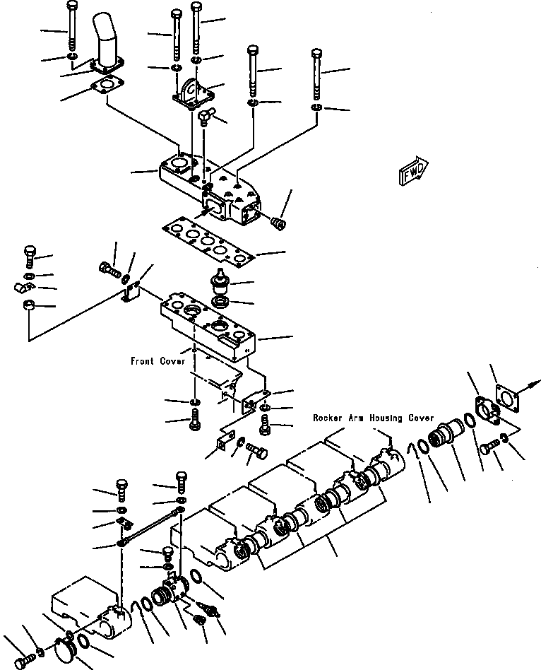 Подвес 6162-23-3490 KOMATSU