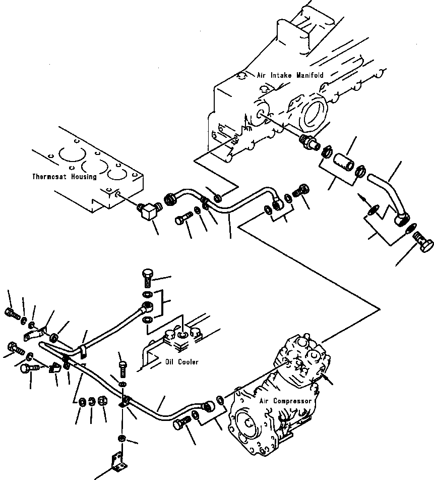 Ниппель 6162-83-6720 KOMATSU