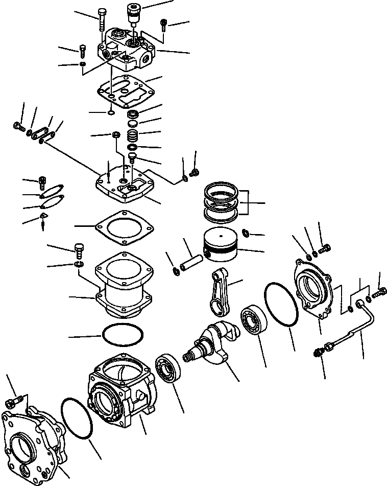 Крышка подшипника DK487003-7701 KOMATSU