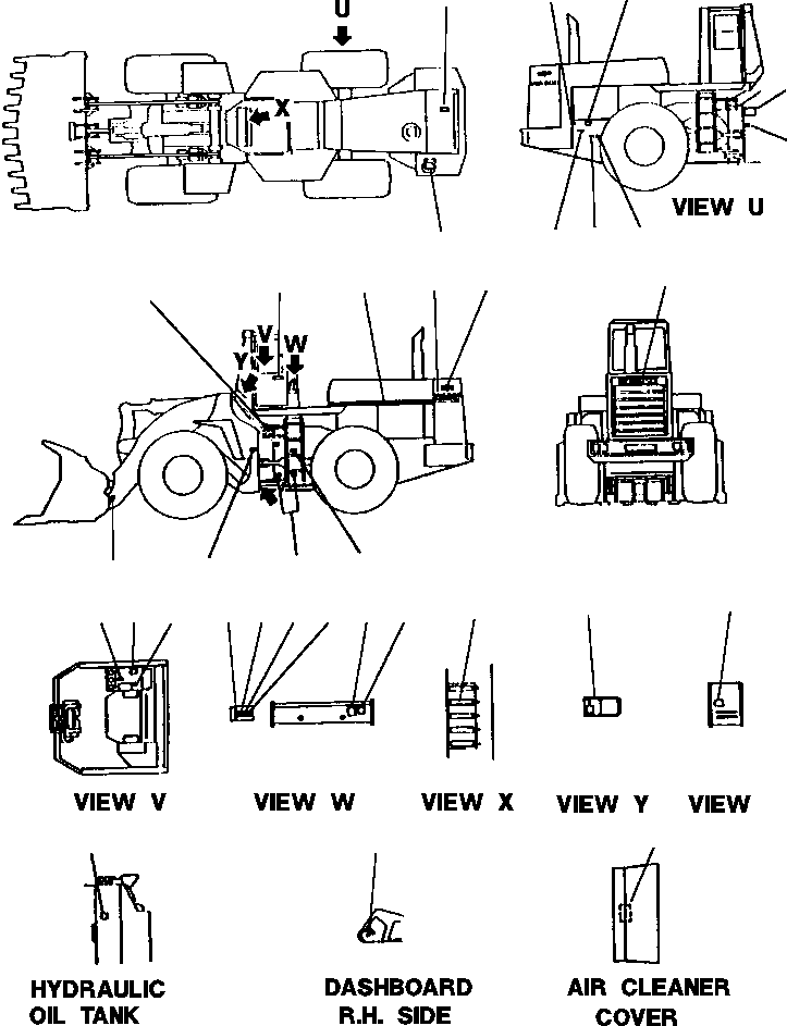 Табличка komatsu 09690-50710 KOMATSU
