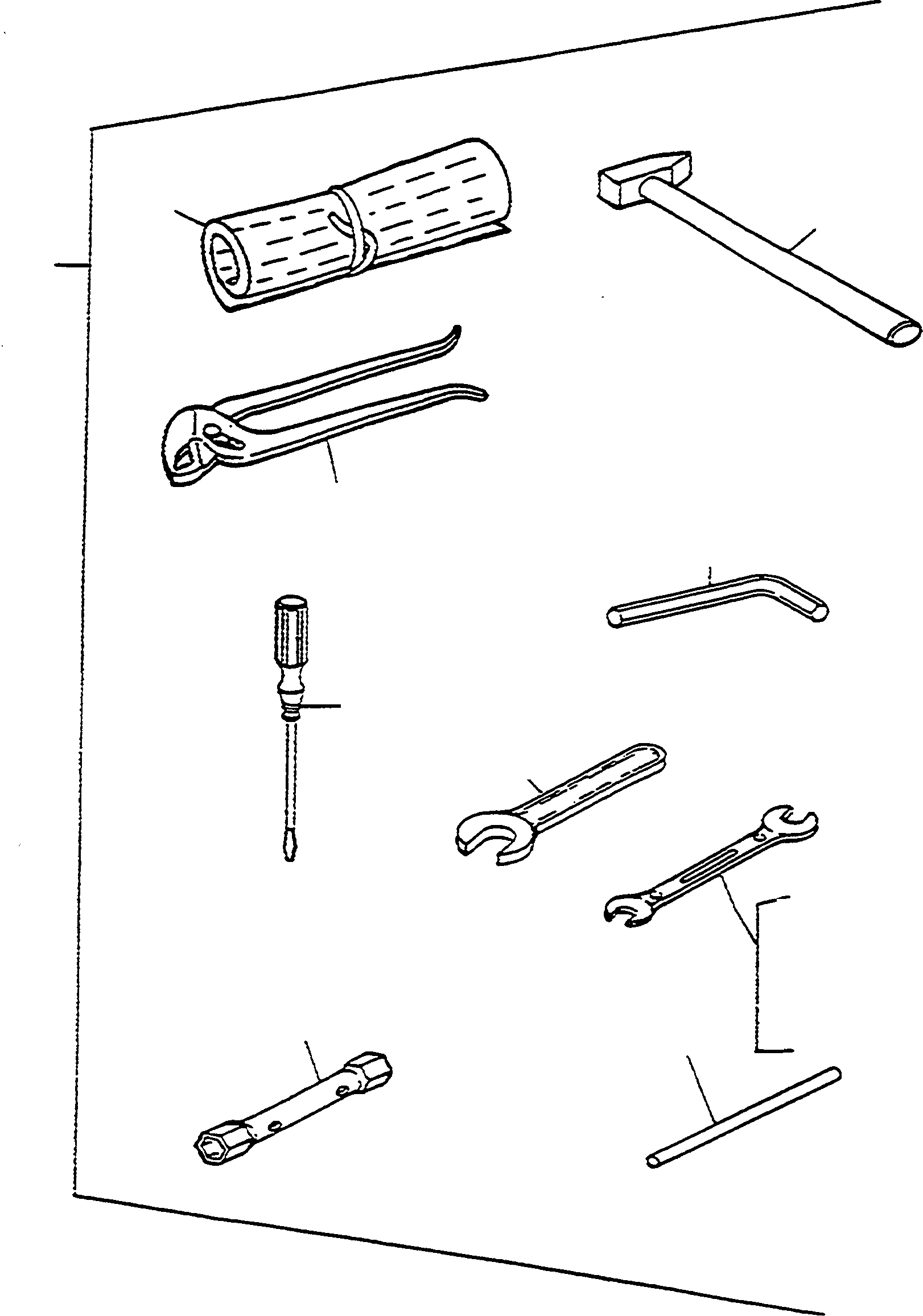 TOOL SET 4241661M91 KOMATSU