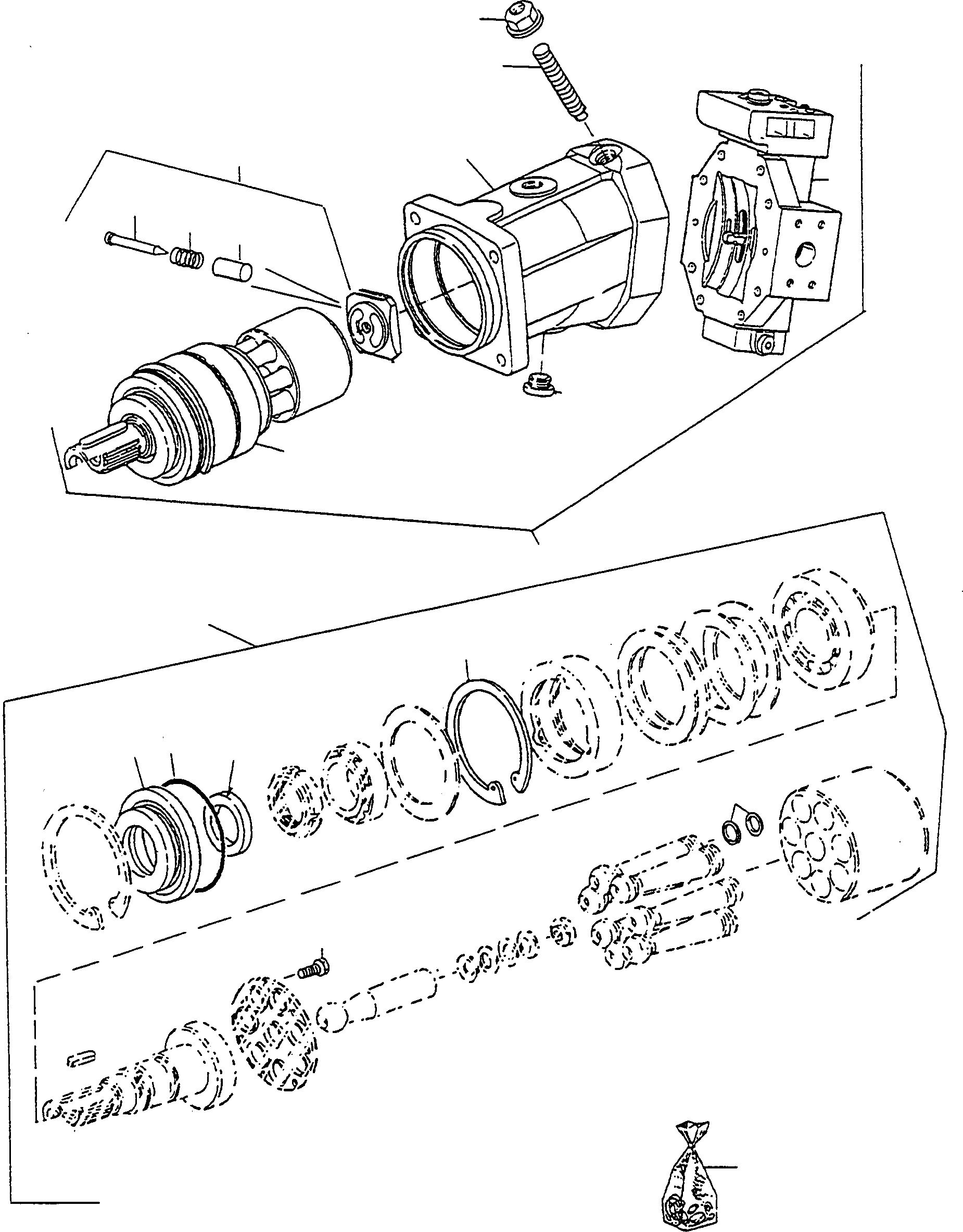 Гайка 4915028M1 KOMATSU