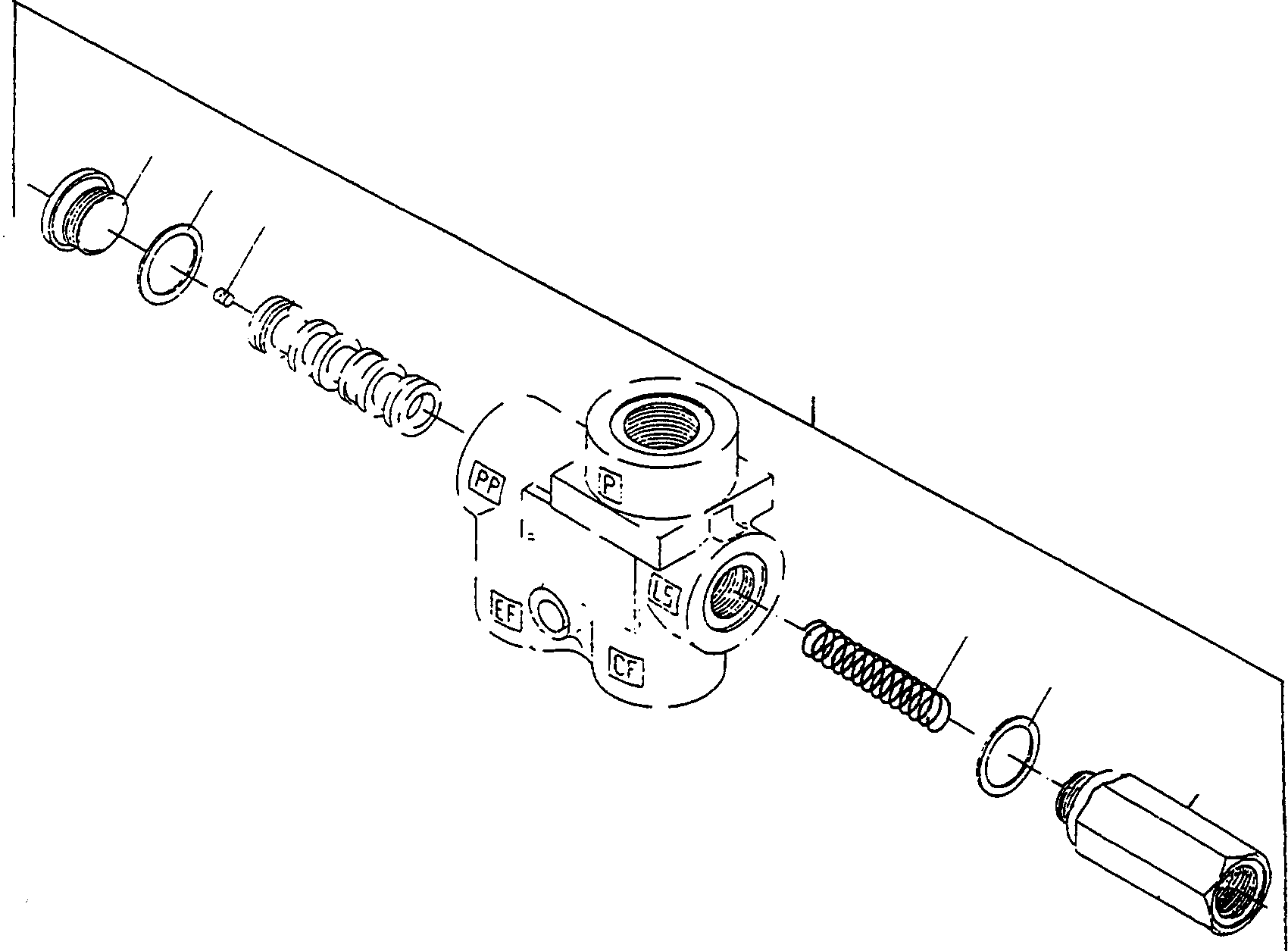 Пробка 4918372M1 KOMATSU