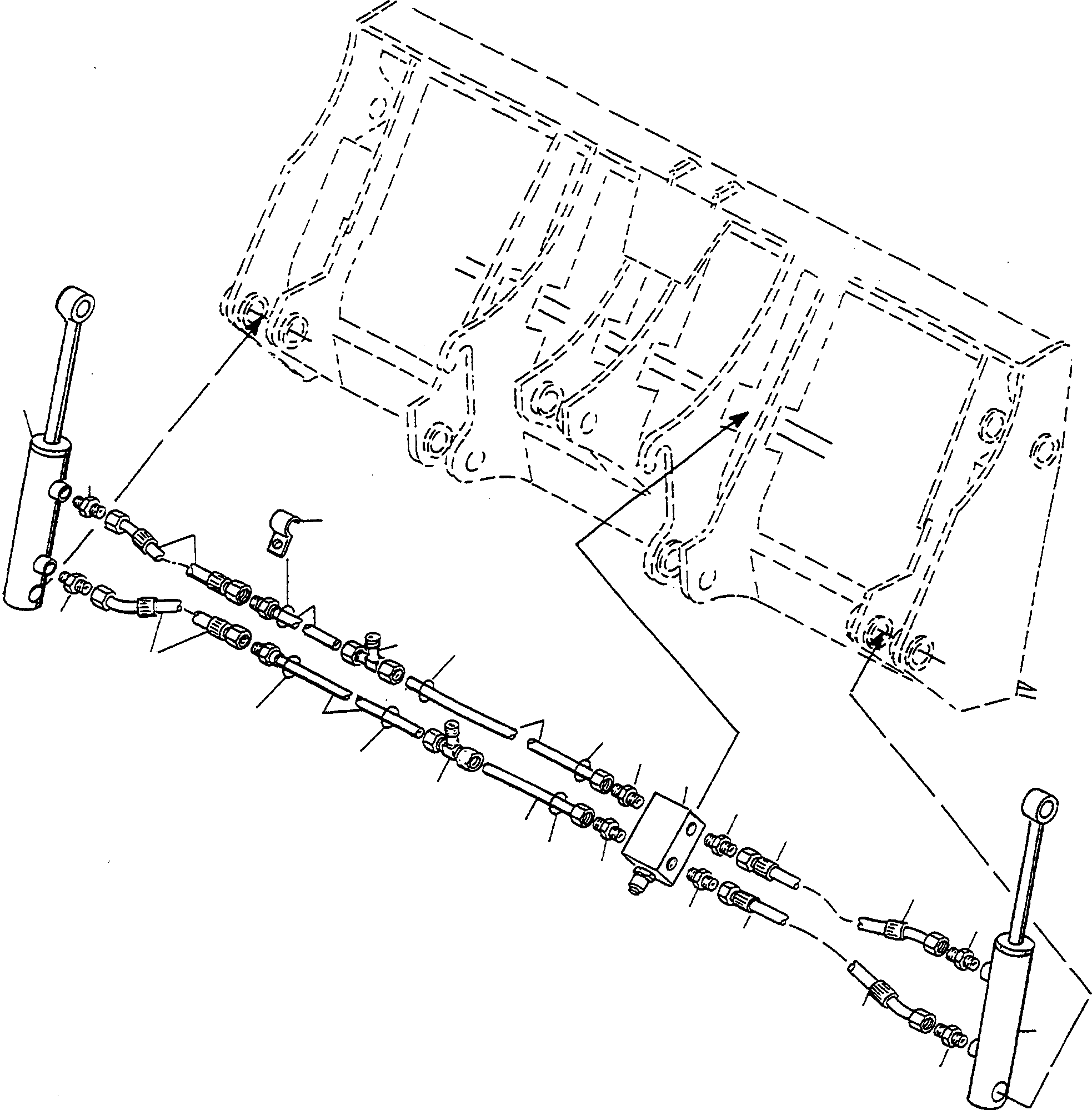 Трубка 4918388M91 KOMATSU