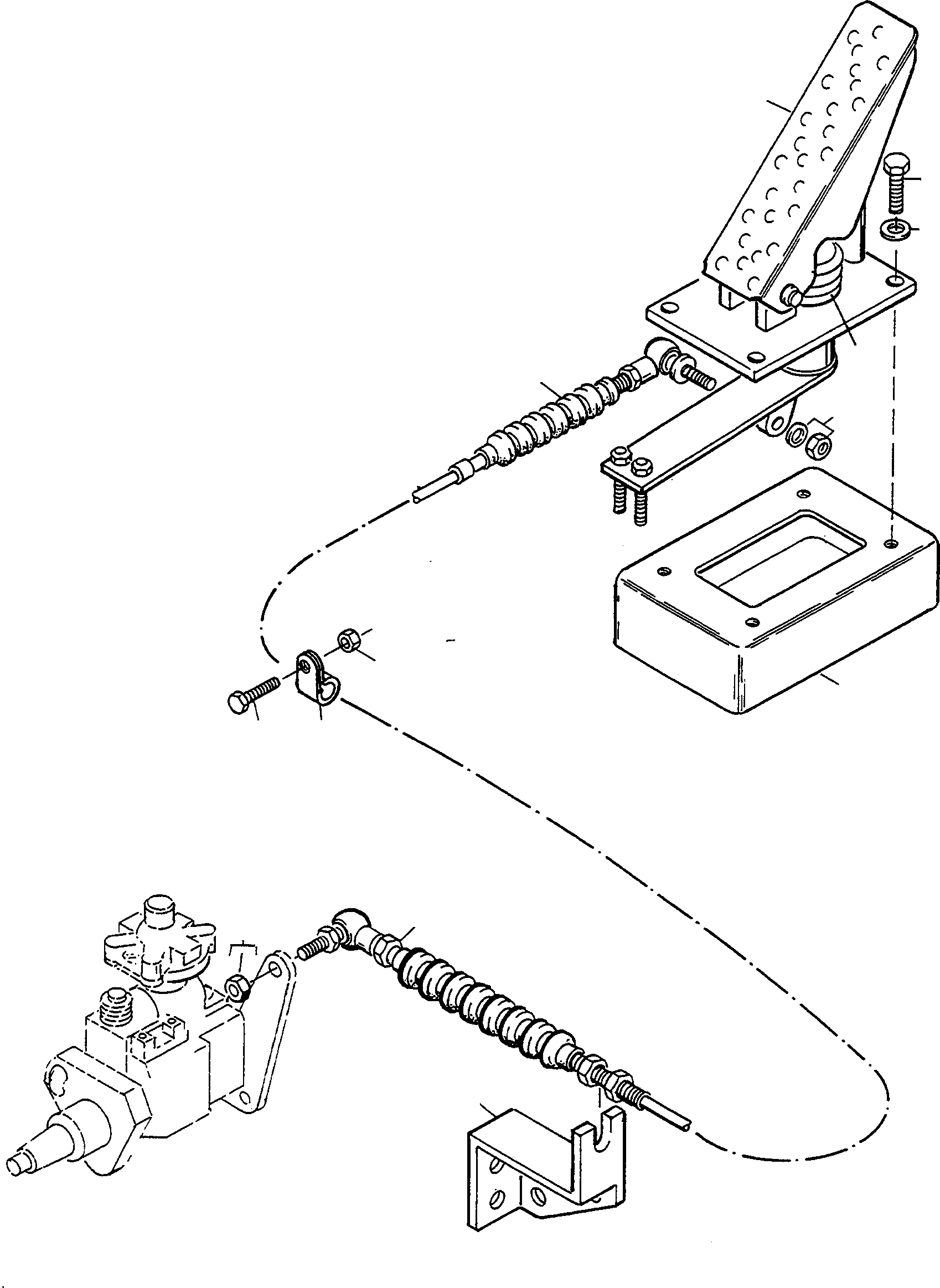 Консоль 4240837M1 KOMATSU