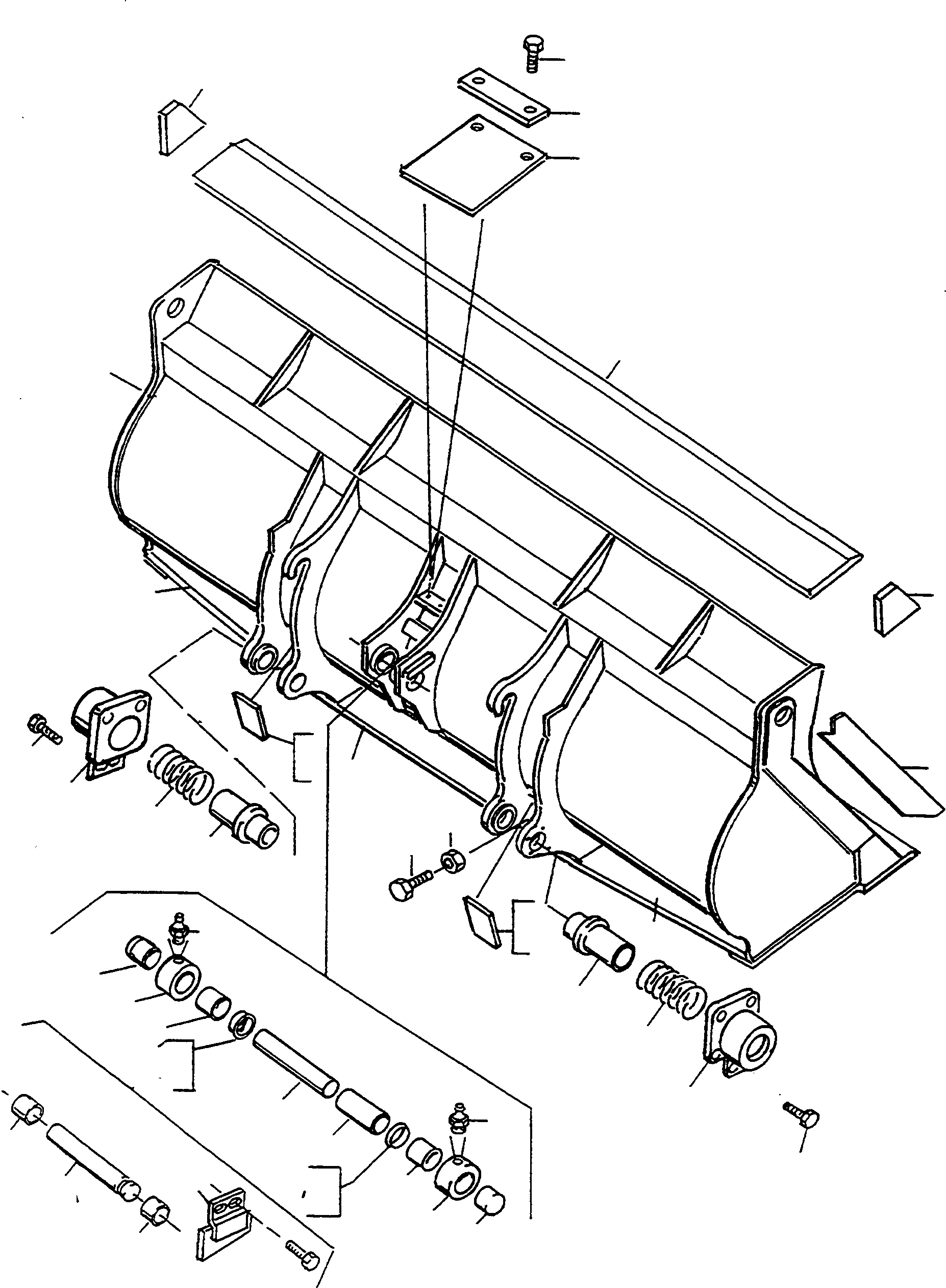 CORNER CUTTER 2924549M1 KOMATSU