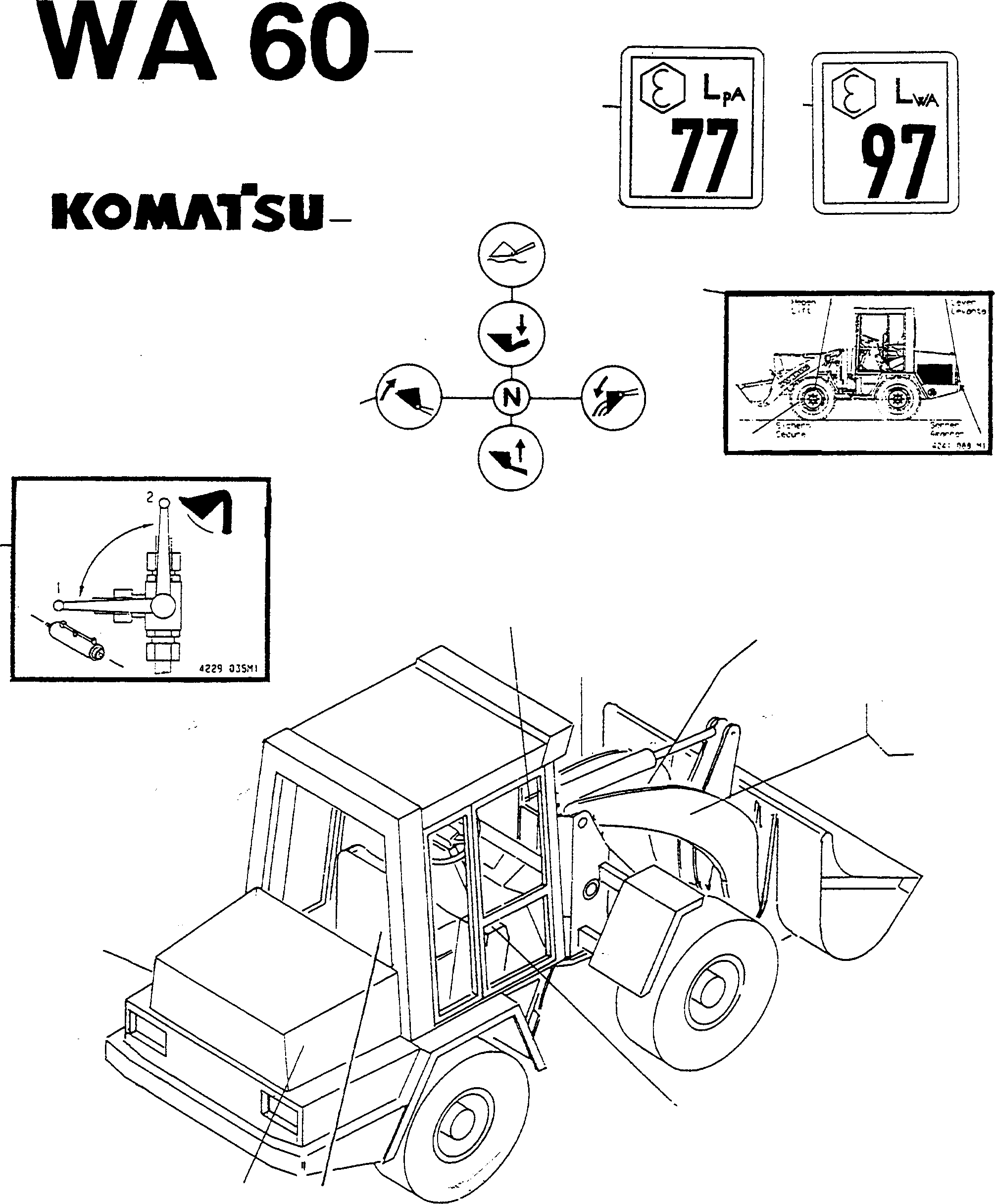CHARACTERS 4229306M1 KOMATSU