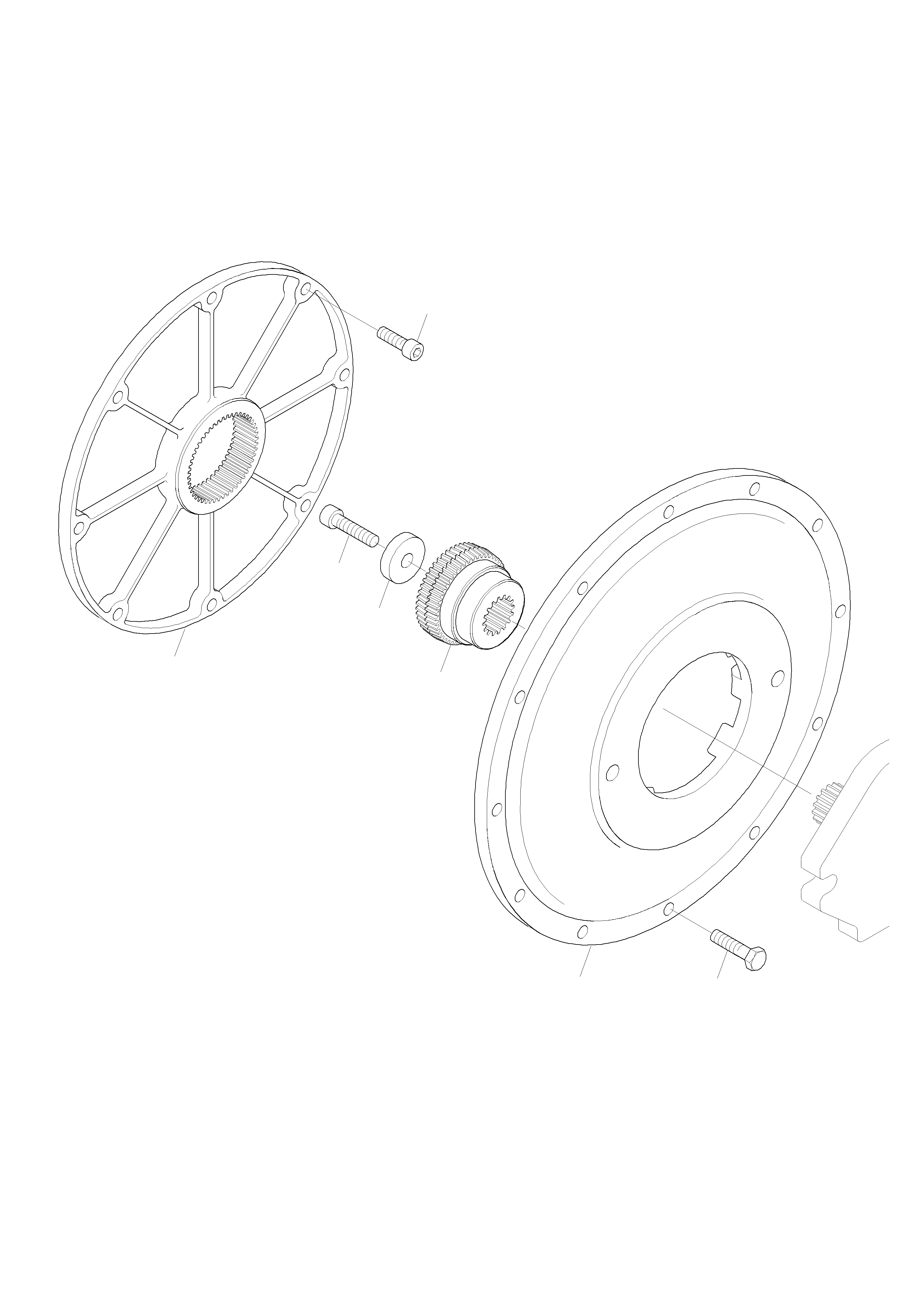 Фланец 42U-17-17A30 KOMATSU