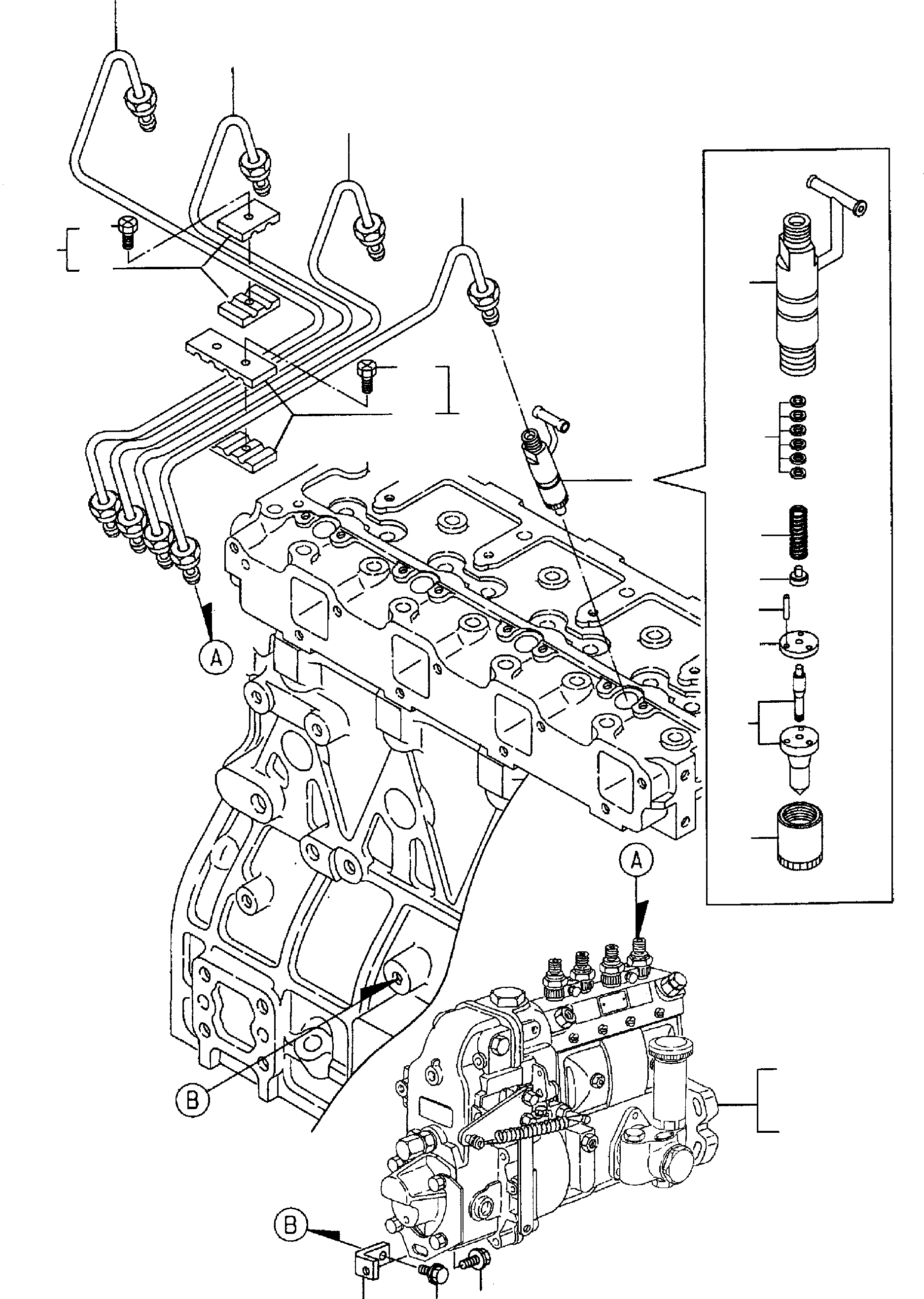 INJECTION PUMP YM129916-51010 KOMATSU