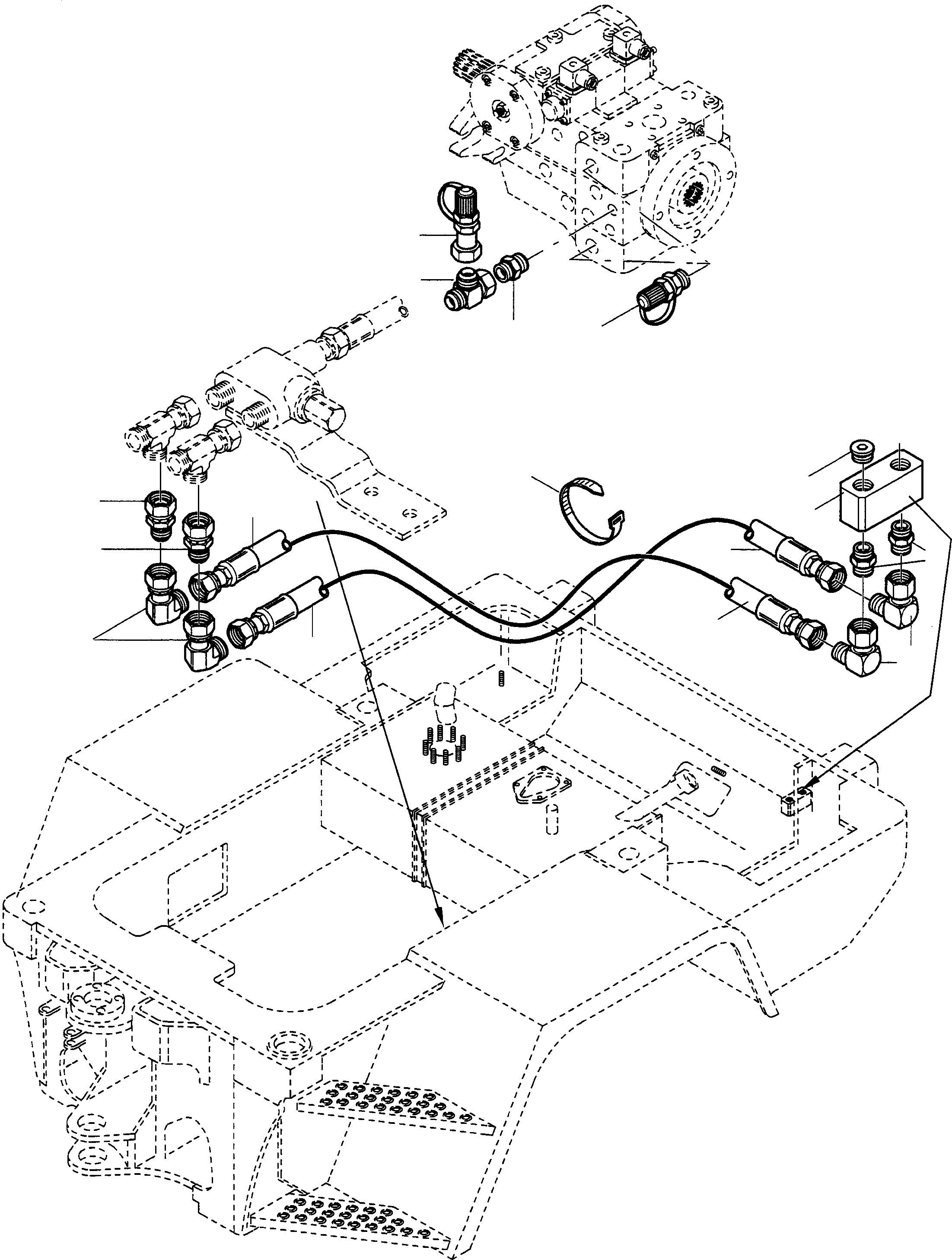 Шланг в сборе 42W-09-H0550 KOMATSU