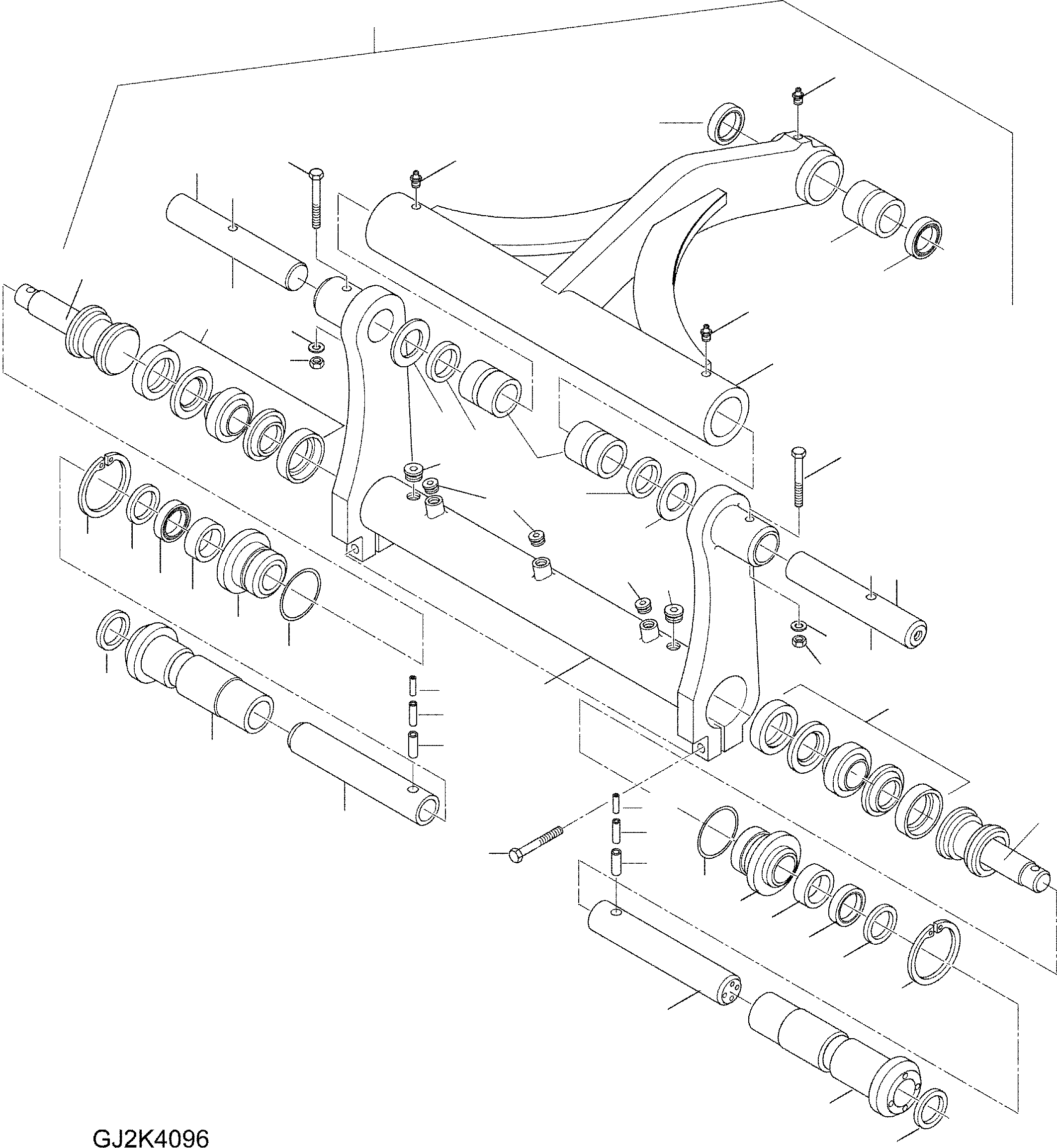HINGE ROD 42U-70-H0R01 KOMATSU