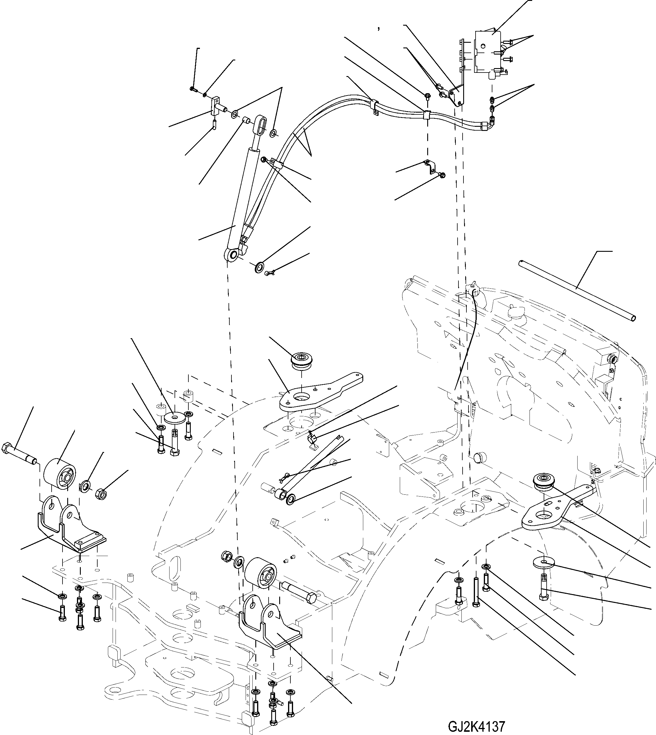 BED BRACKET 42T-54-23010 KOMATSU
