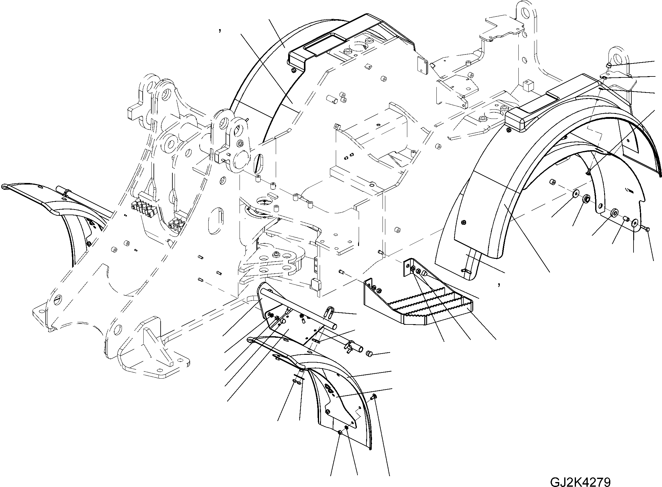REINFORCEMENT 42T-54-24A30 KOMATSU