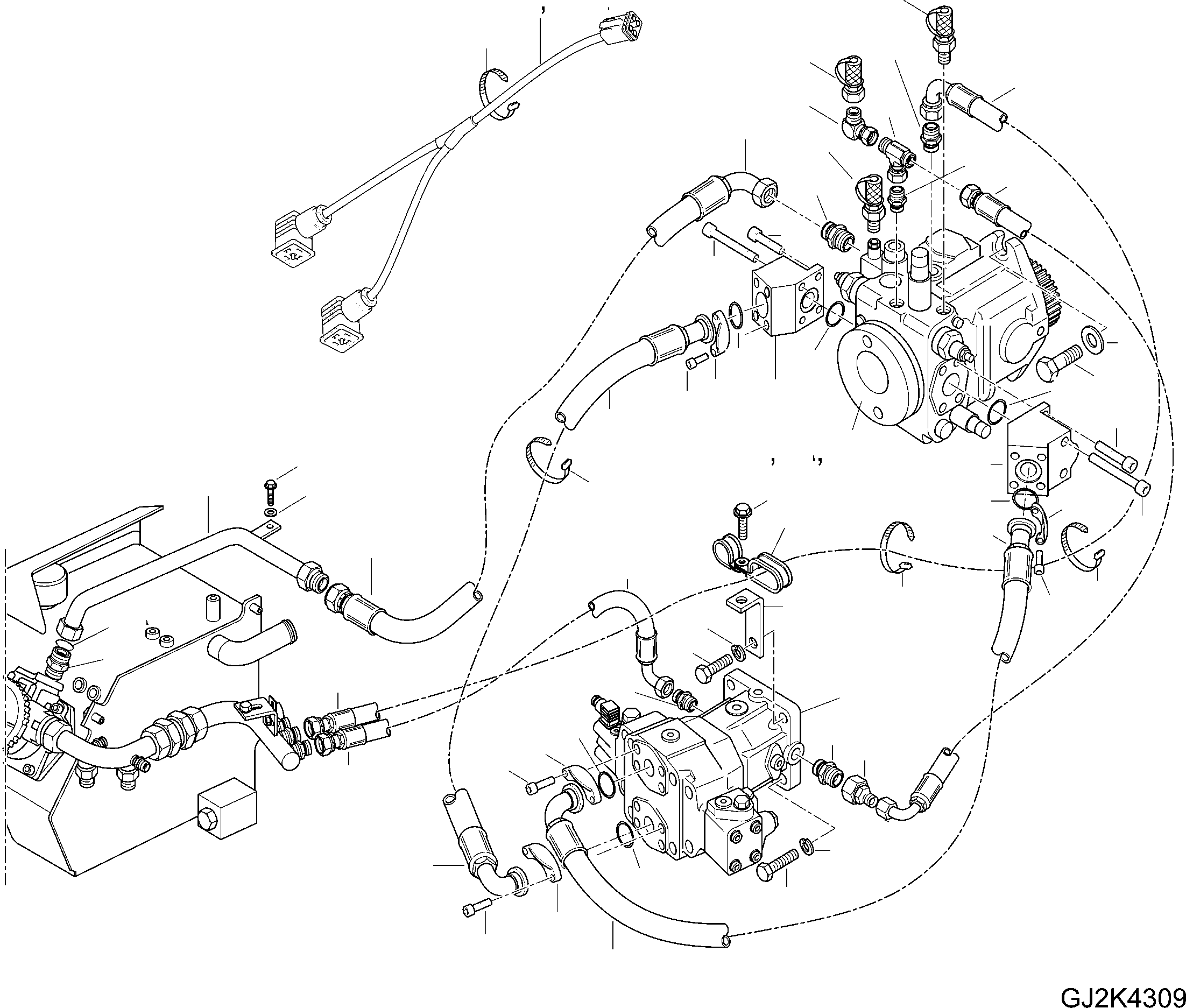 Шланг в сборе 42T-09-H1440 KOMATSU