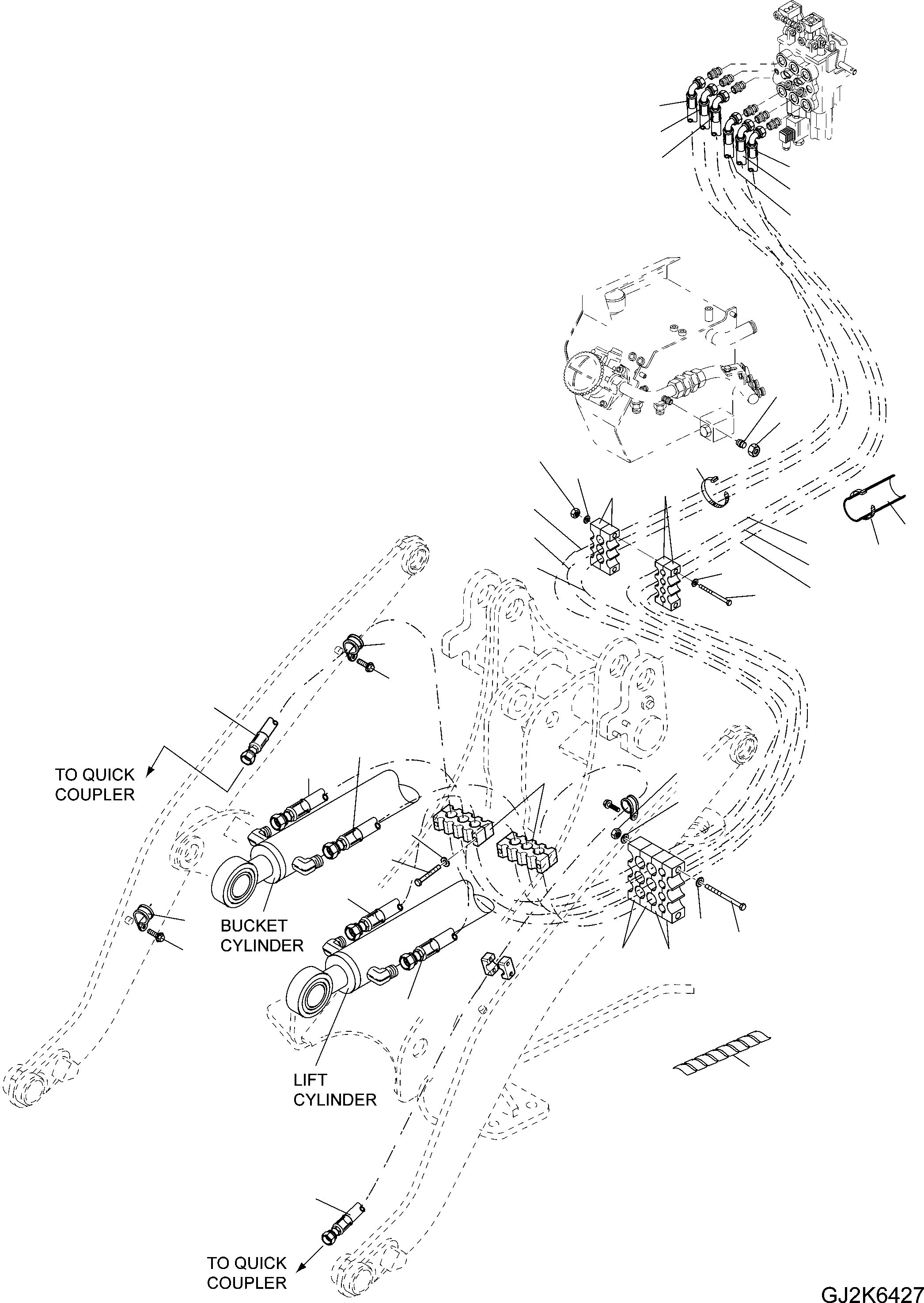 HOSE, 3610MM 42T-09-H3710 KOMATSU