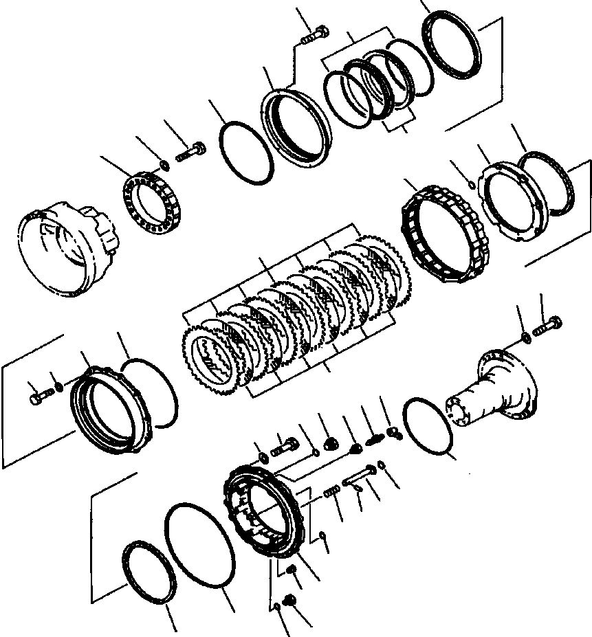 Уплотнительное кольцо круглого сечения - (K6) 070002-21823 KOMATSU