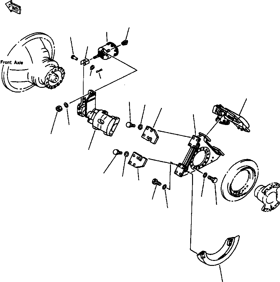 BRAKE ASS'Y,PARKING 428-32-15001 KOMATSU