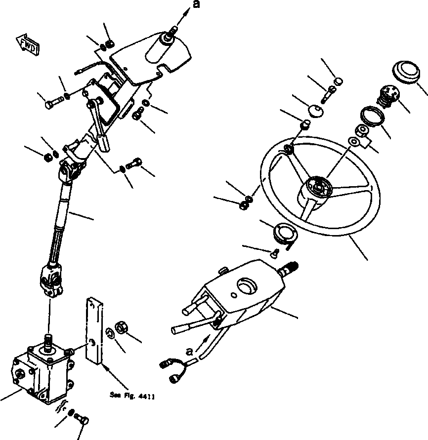 Гайка (01583-12213) KOMATSU