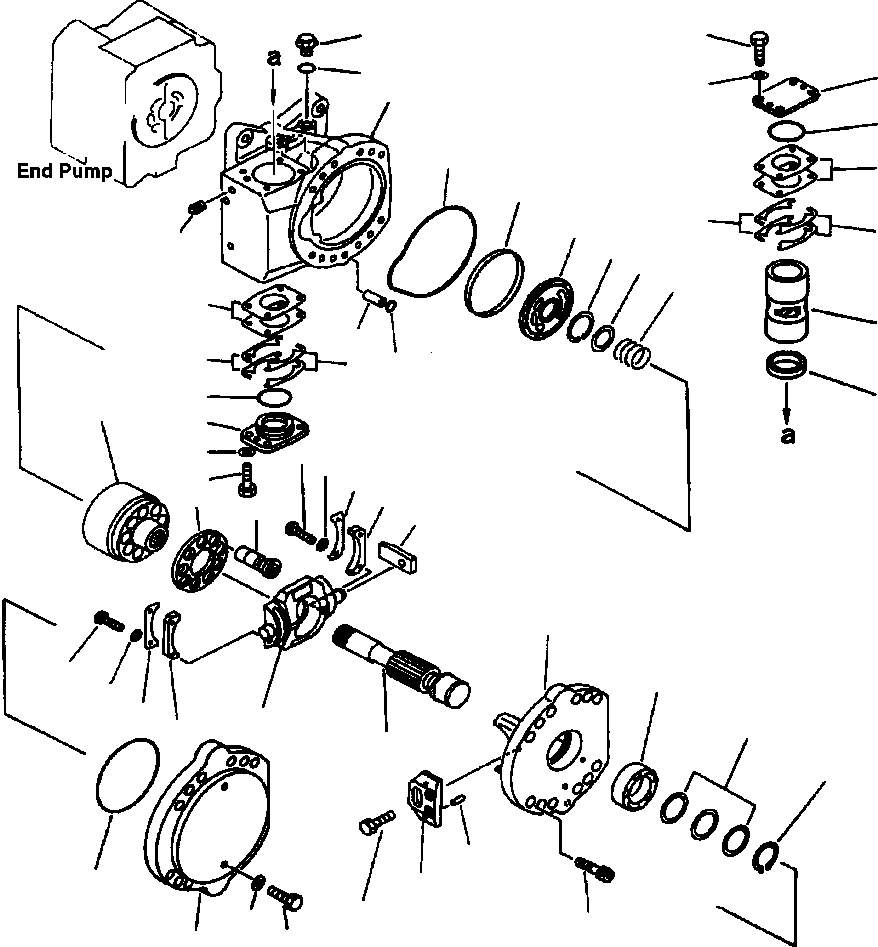 CRADLE,REAR (\7\708-25-62320) KOMATSU