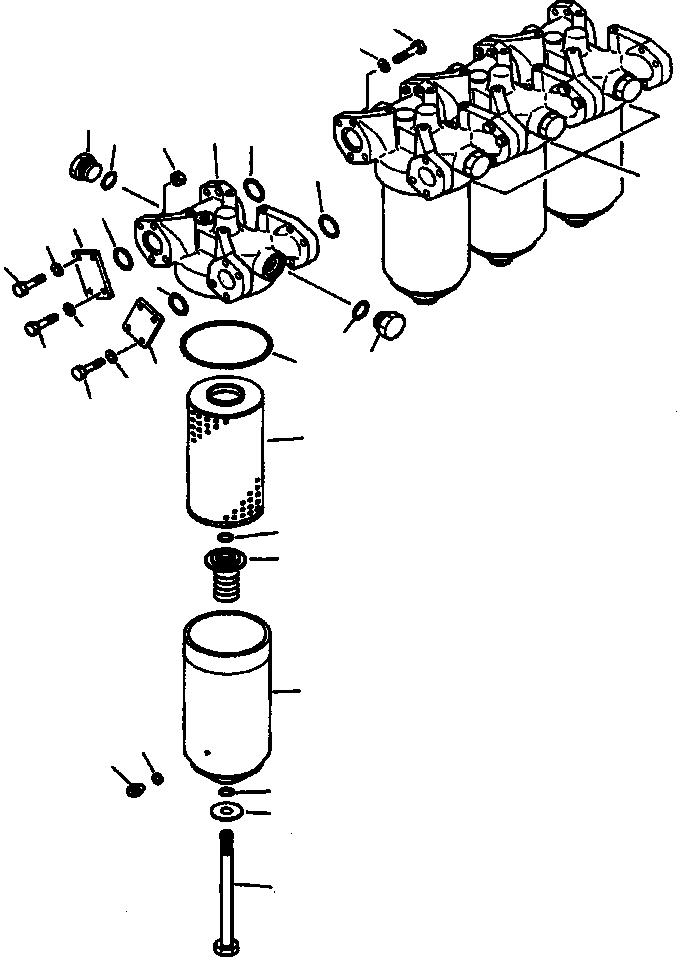 OIL FILTER ASS'Y 428-16-11151 KOMATSU