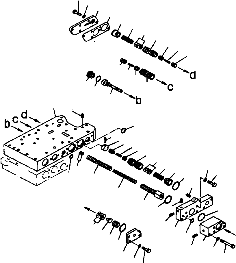 Управляющий клапан в сборе 428-15-00110 KOMATSU