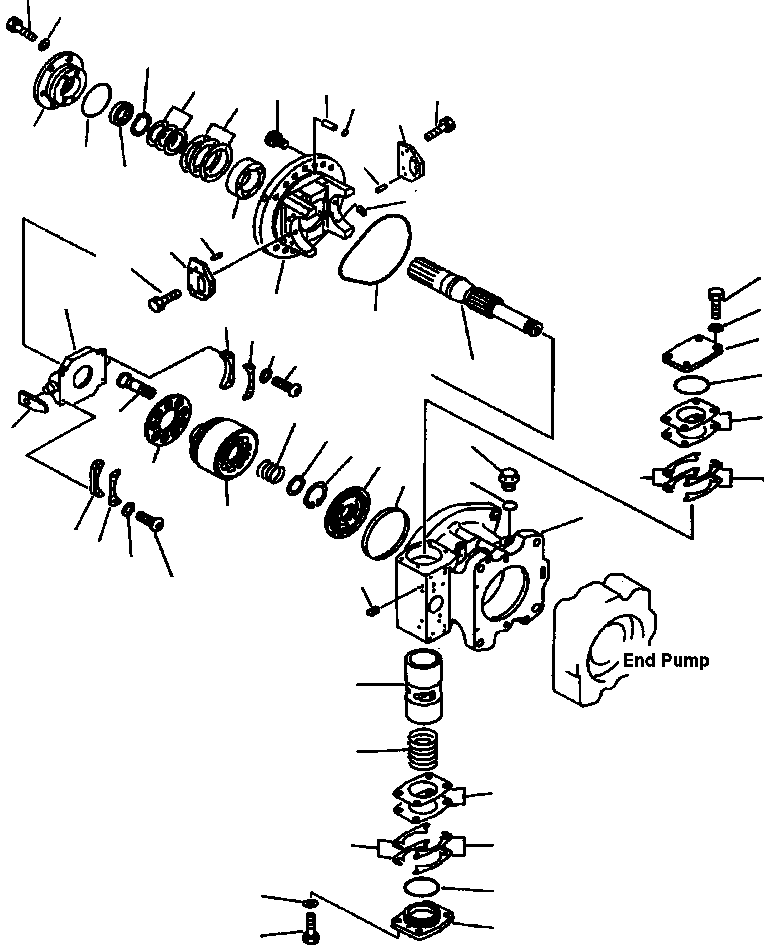 Блок цилиндров (708-25-13151) KOMATSU