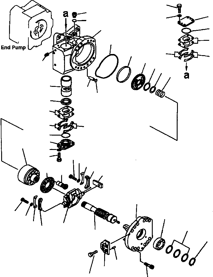 Упорное кольцо (\7\708-45-14370) KOMATSU