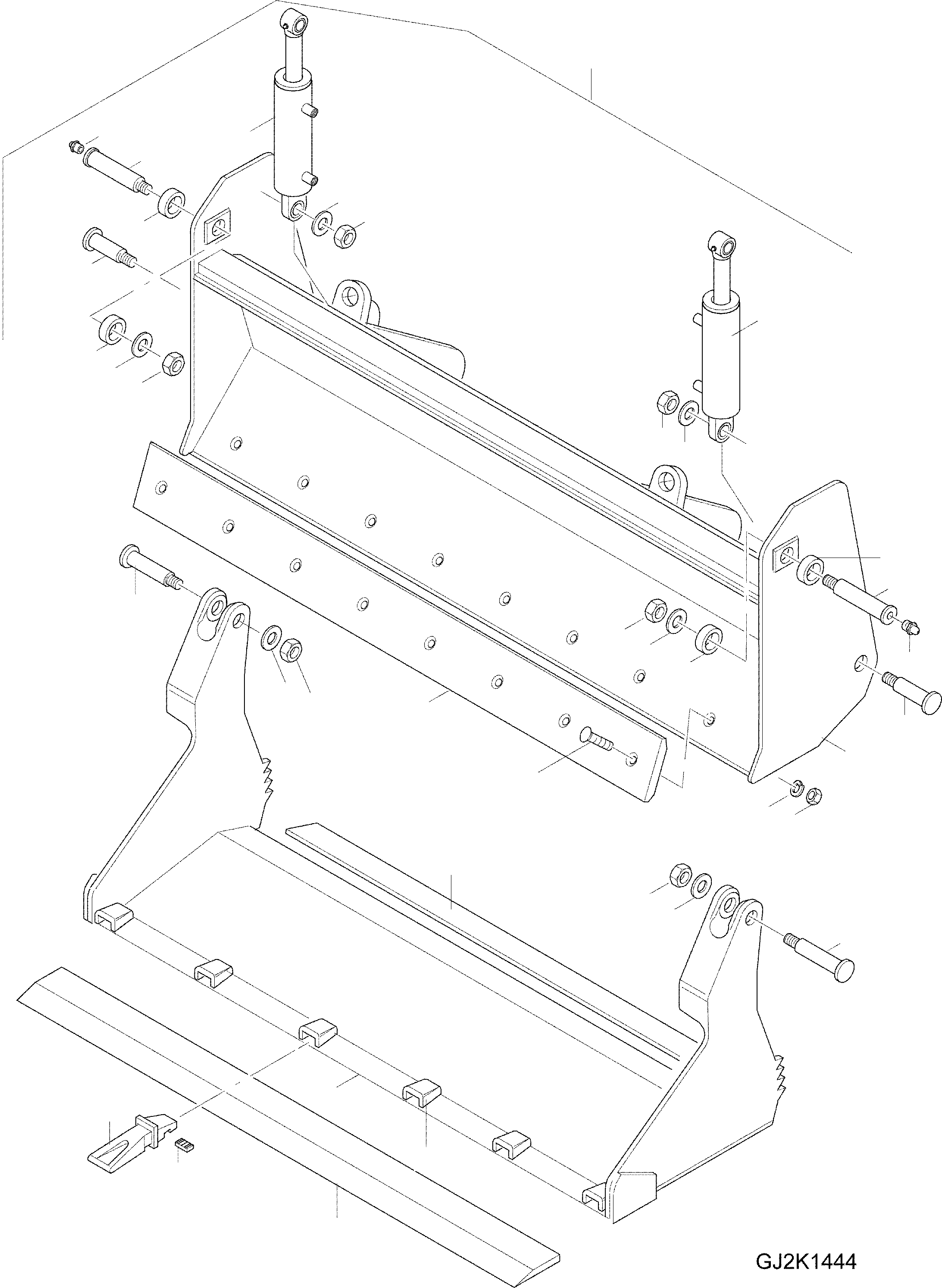 Ковш 42T-70-22080 KOMATSU