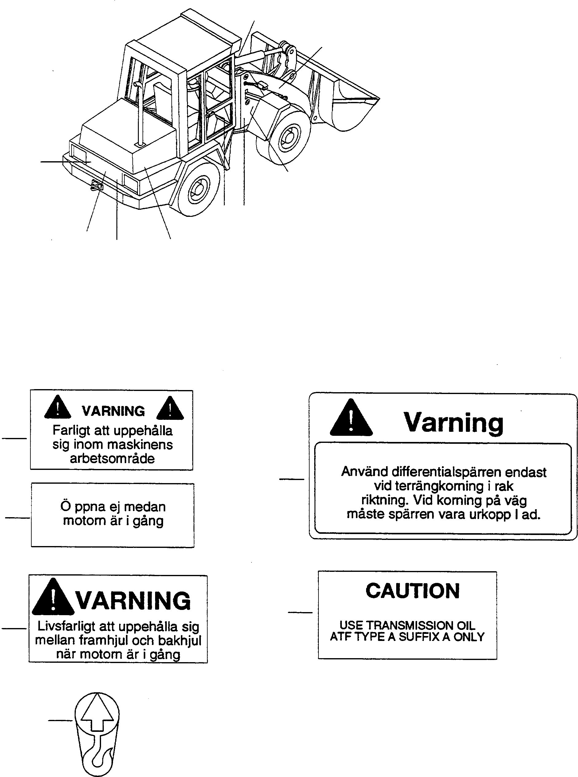 NOTE PLATE 4241202M1 KOMATSU