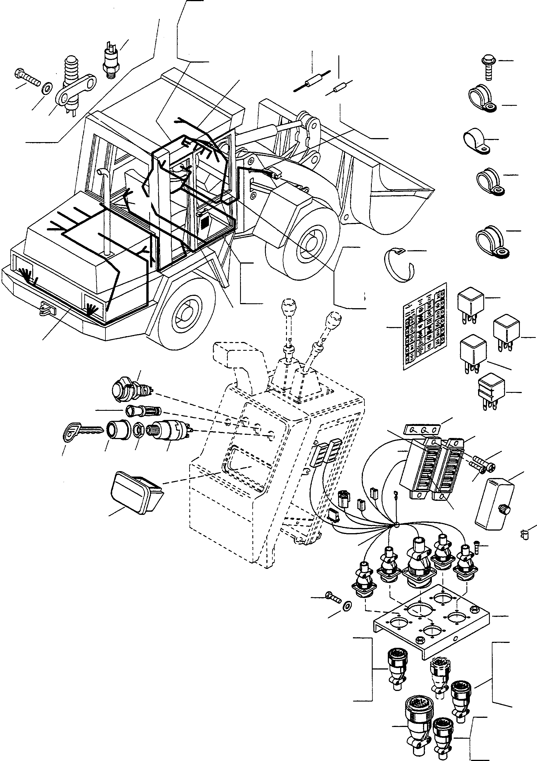 Жгут проводов 4241487M91 KOMATSU