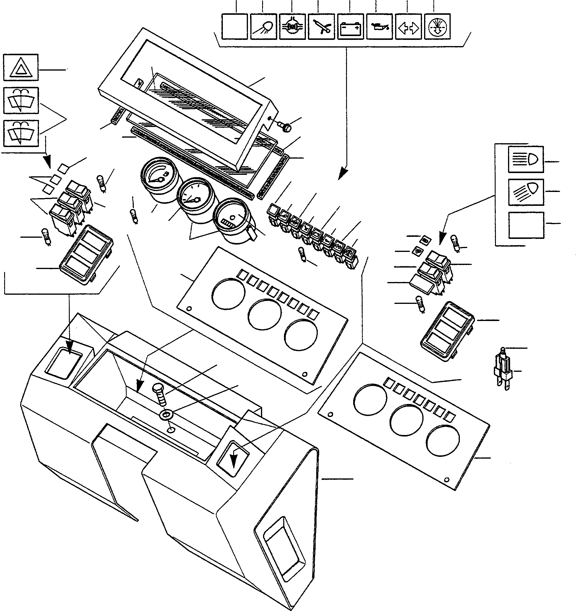 Панель приборов 4241491M1 KOMATSU