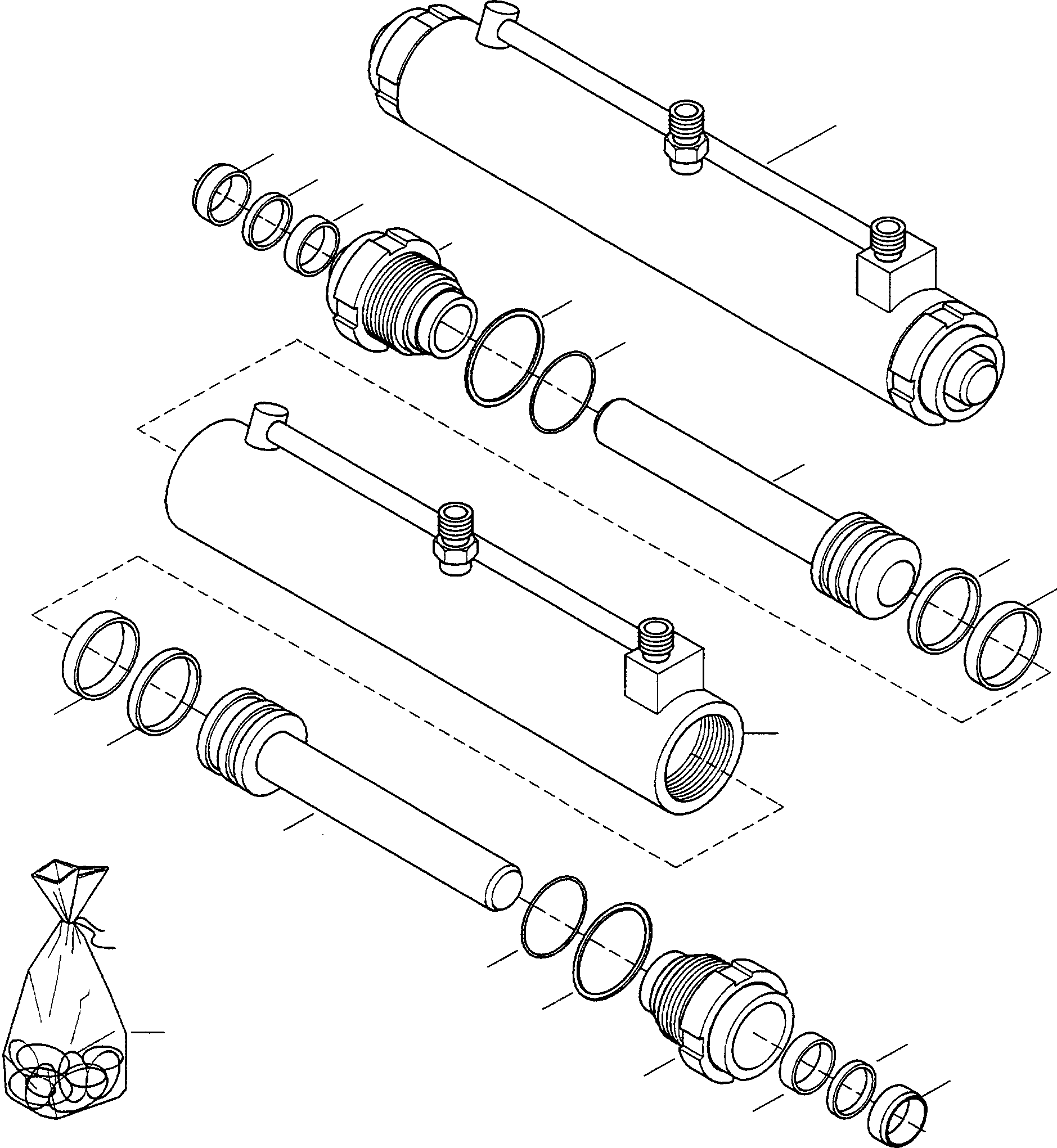 CYLINDER ROD 4917614M1 KOMATSU