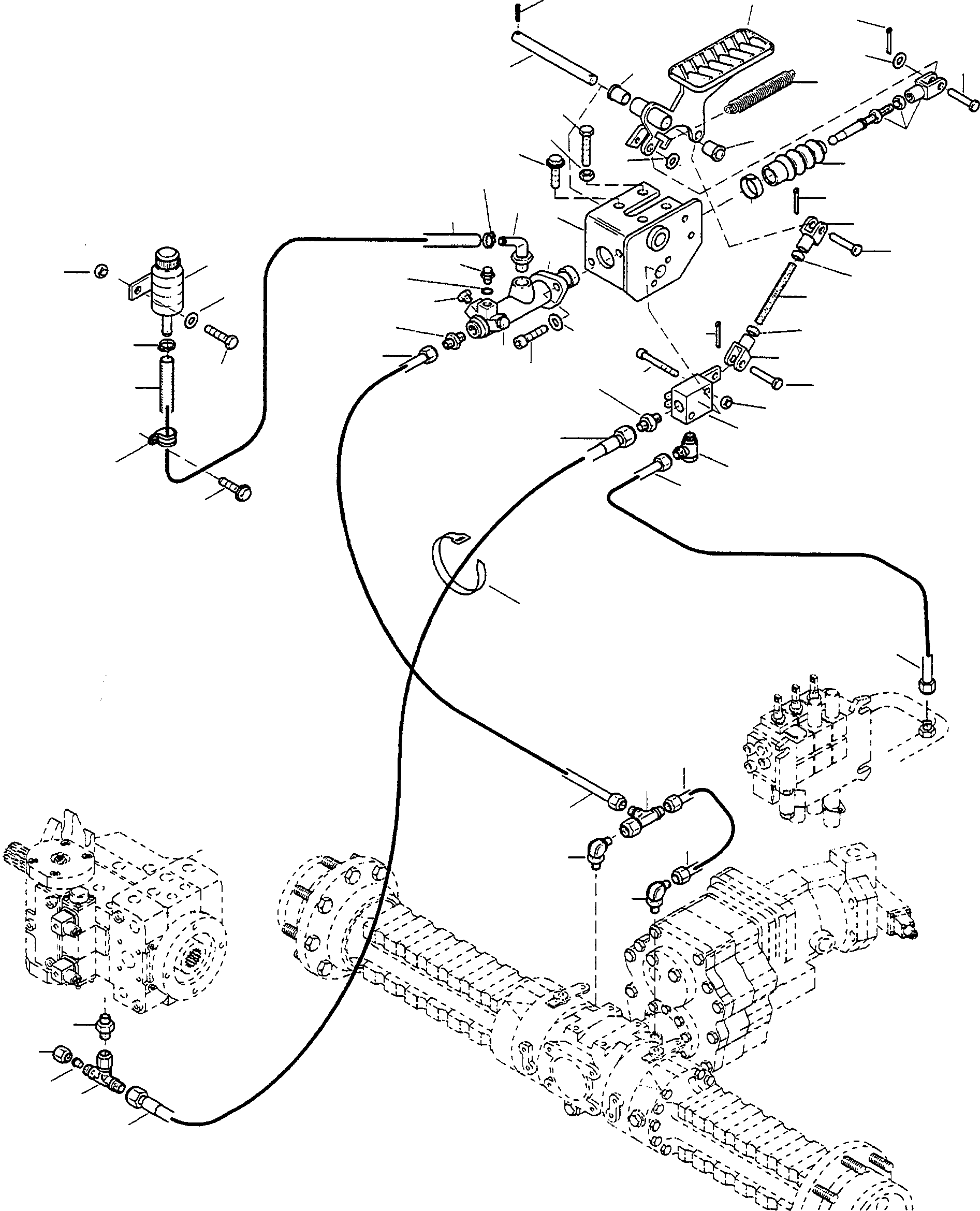 BRAKE LINE 4241501M91 KOMATSU