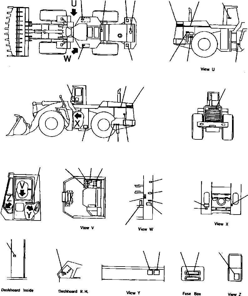 Табличка смазки 427-93-11475 KOMATSU