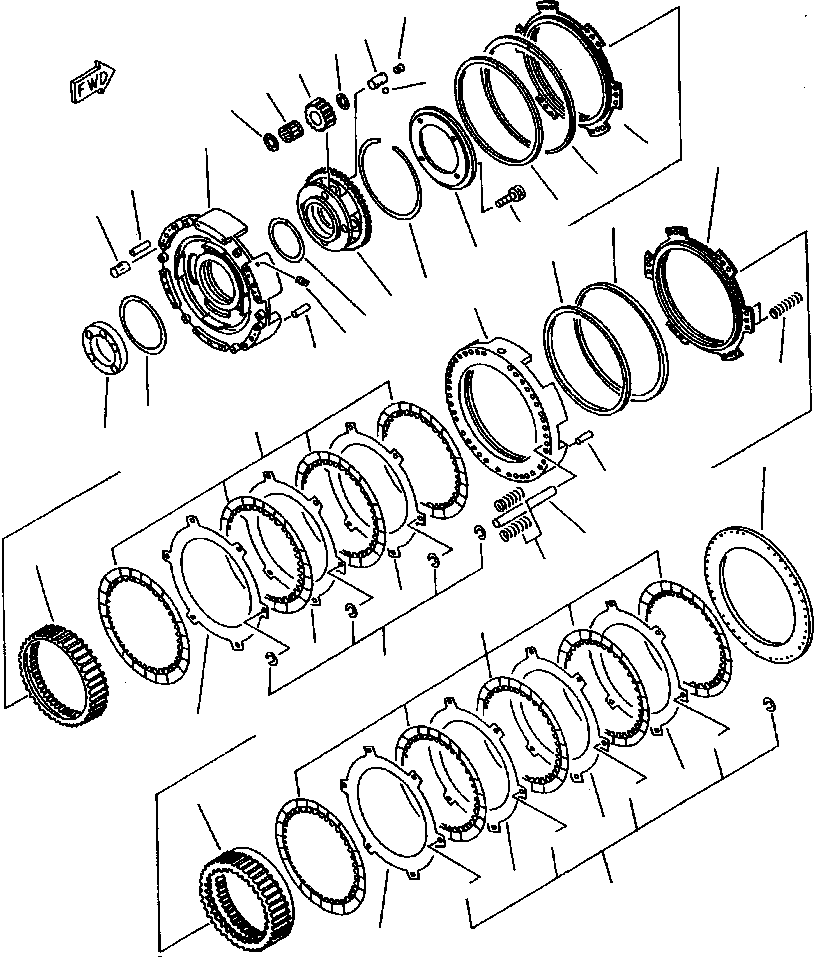 HOUSING COMPLETE 427-15-11500 KOMATSU