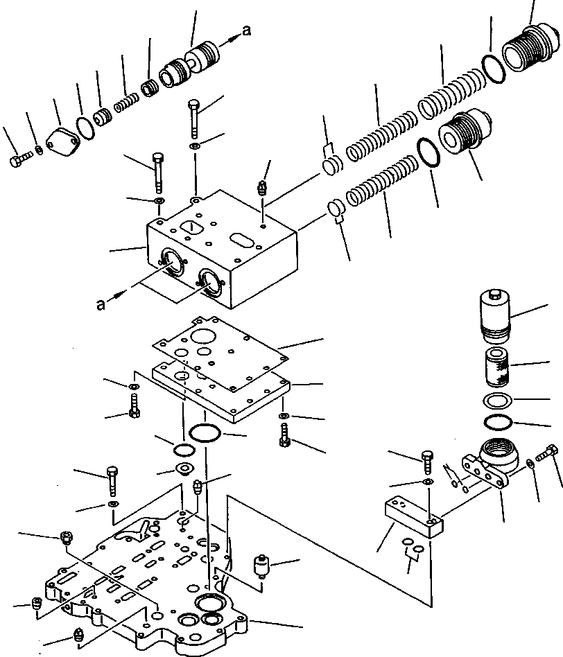 CONTROL VALVE A. 427-15-00201 KOMATSU