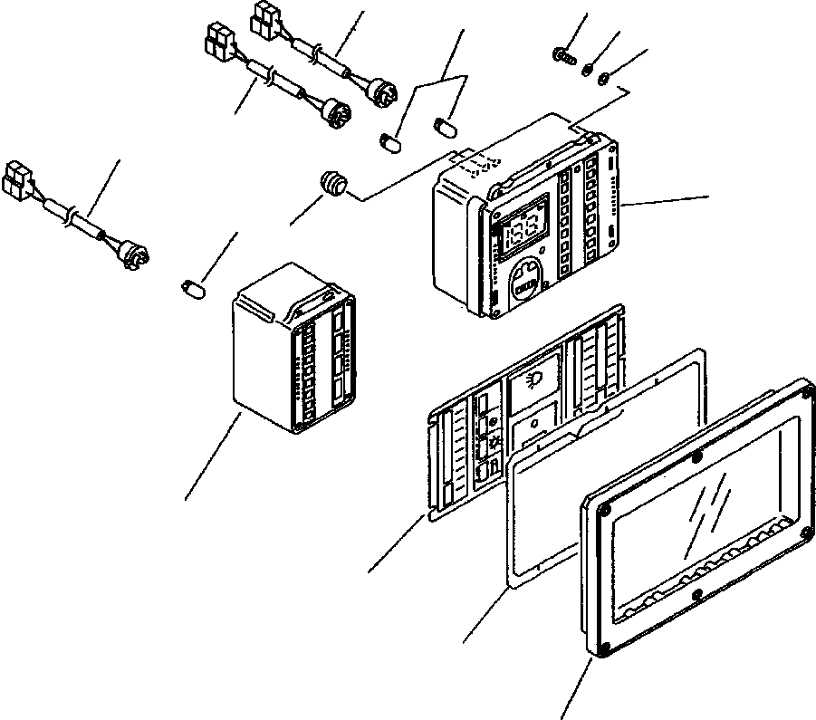 MONITOR ASS'Y (MPH),(WITH EMERGENCY STEERING) 7861-51-5100 KOMATSU