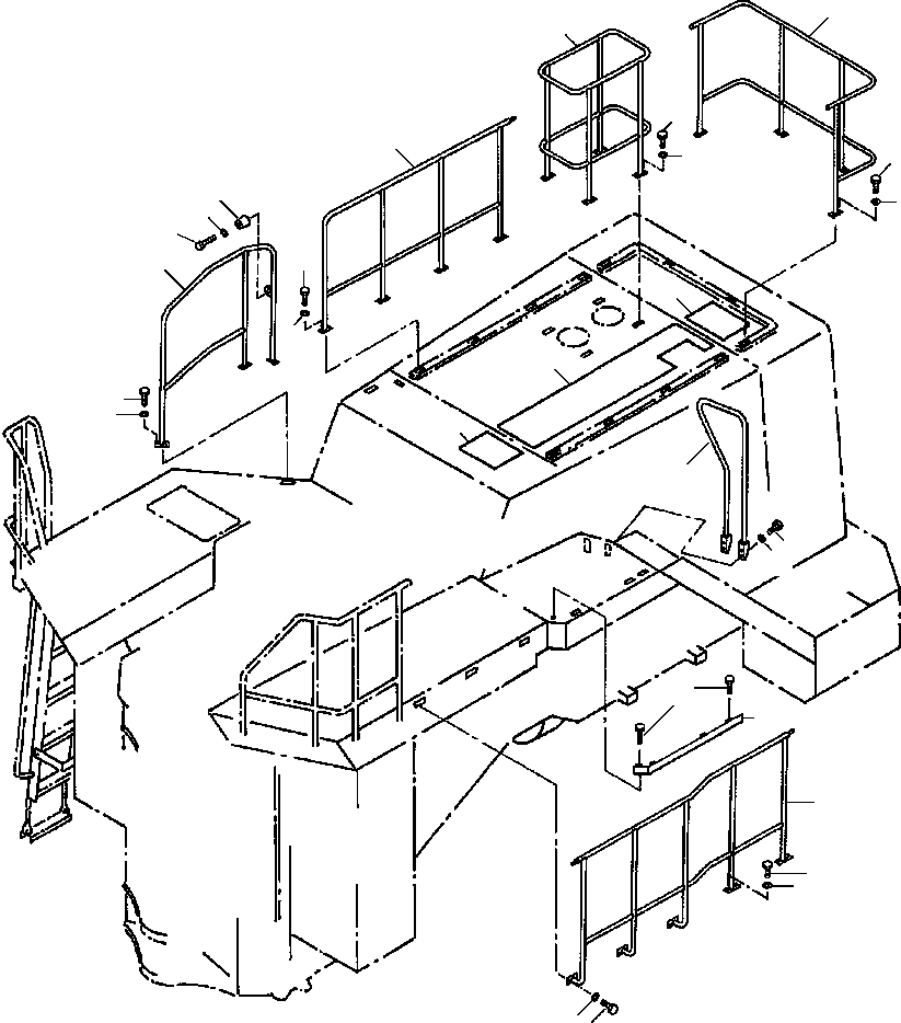 Поручень 427-T86-2210 KOMATSU