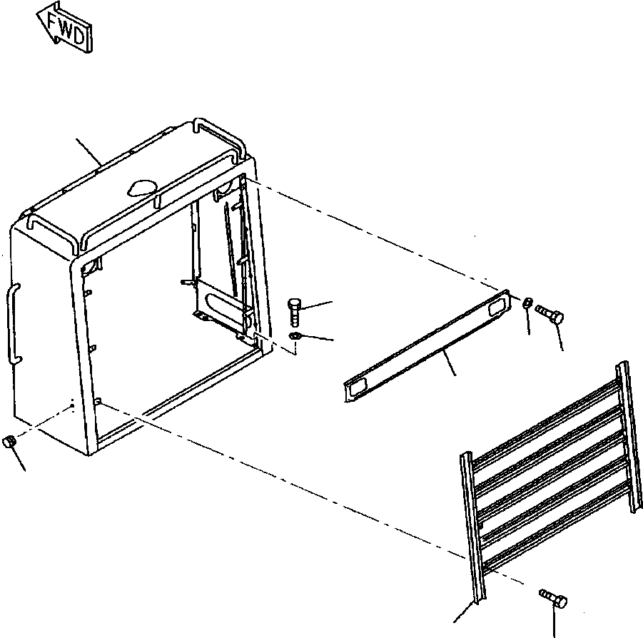 GUARD,(EXCEPT JAPAN) 427-54-13260 KOMATSU