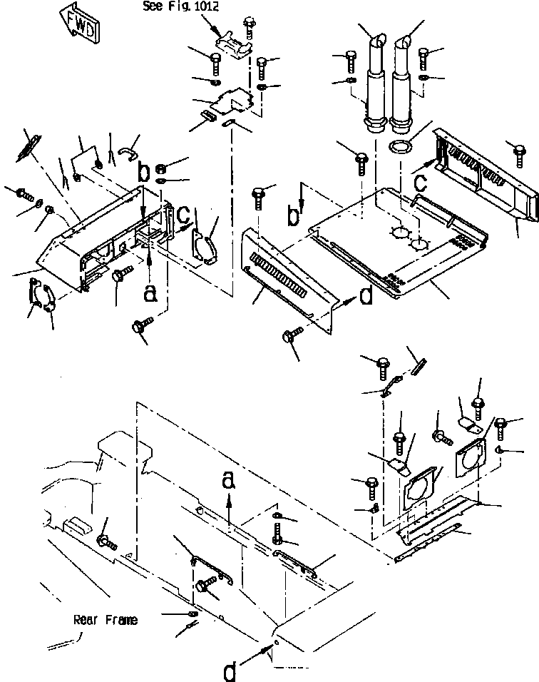HOOD,L.H. 427-54-11121 KOMATSU