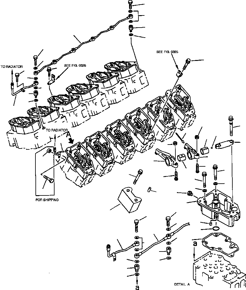 SPACER, (FOR SHIPPING) 417-82-31460 KOMATSU