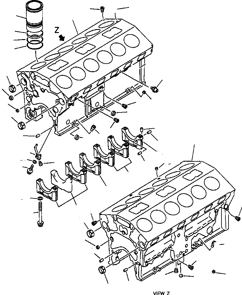 CAP, MAIN METAL, NO.4 6215-21-1230 KOMATSU